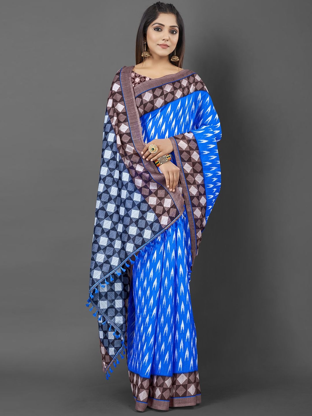 

Mitera Dabu Saree, White