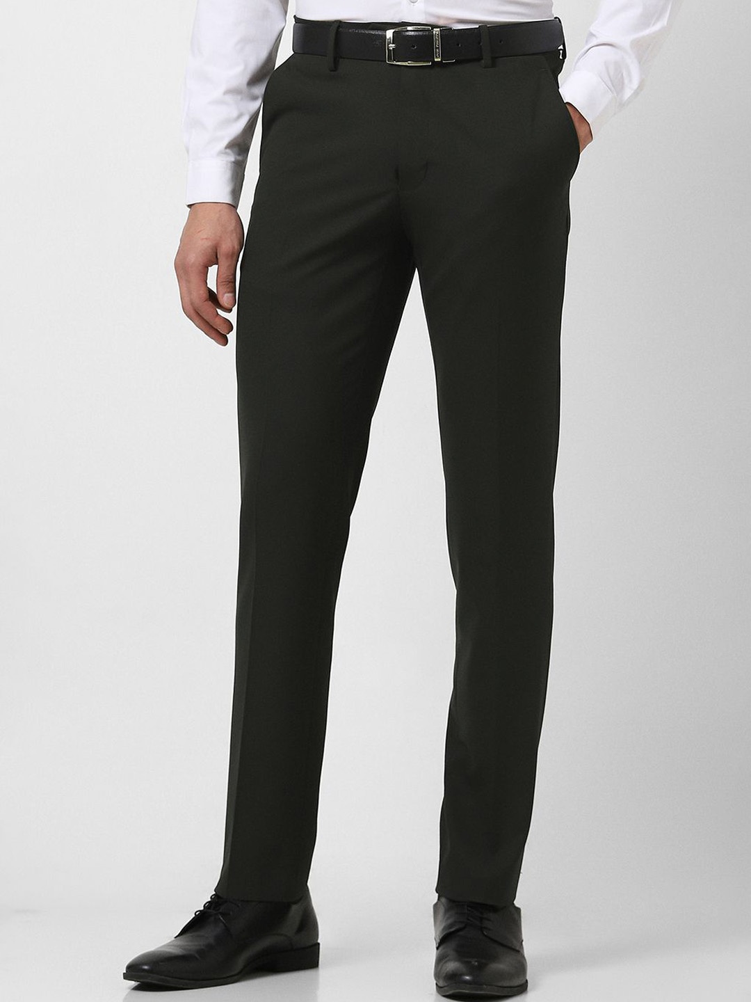 

Van Heusen Men Slim Fit Trousers, Charcoal