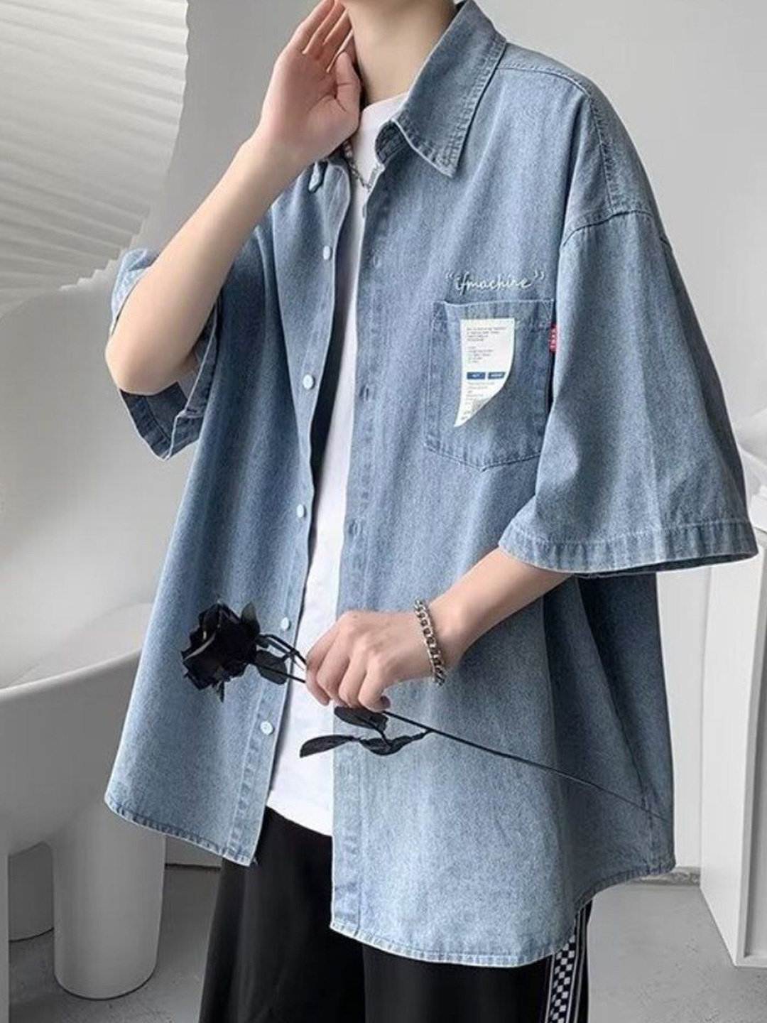 

StyleCast Men Opaque Casual Shirt, Blue