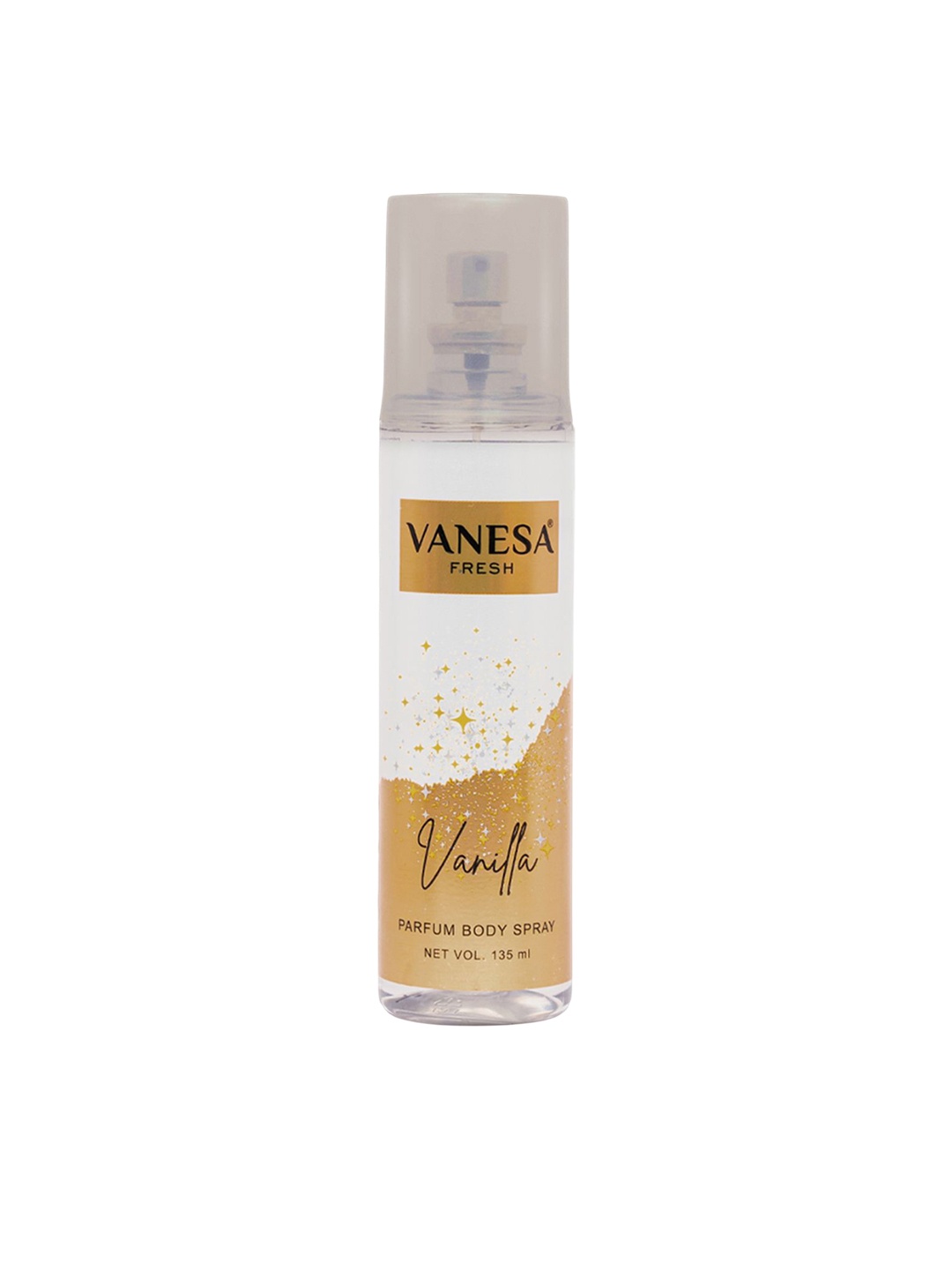 

VANESA FRESH Vanilla Long Lasting Parfum Body Spray - 135 ml, White