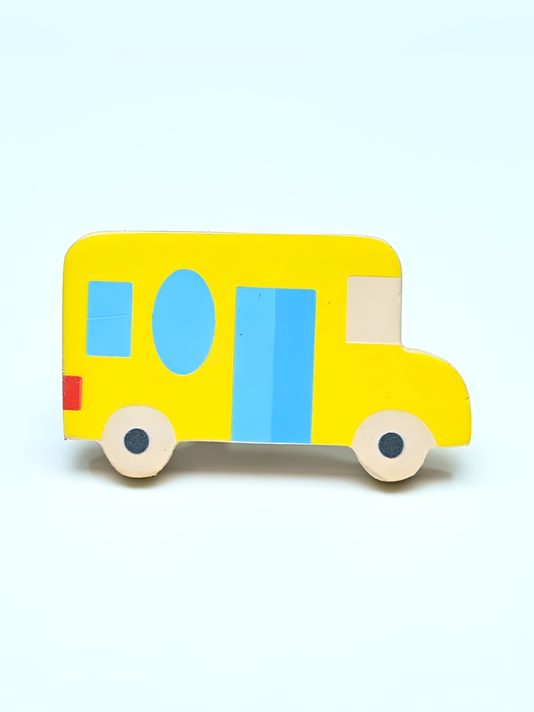 

Pinch of Pretty Yellow & Blue Bus Printed Wooden Knob
