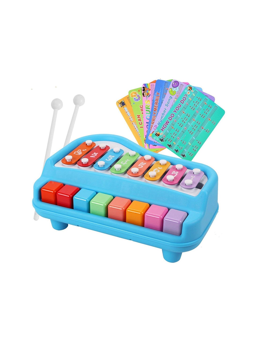 

ADKD 8 Tone Xylophone Learning Musical Toys, Multi