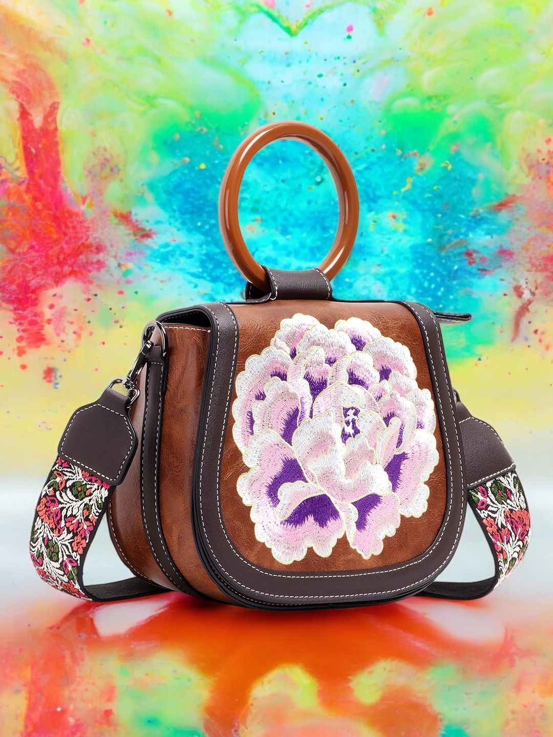 

Exotic Sling Bag, Brown