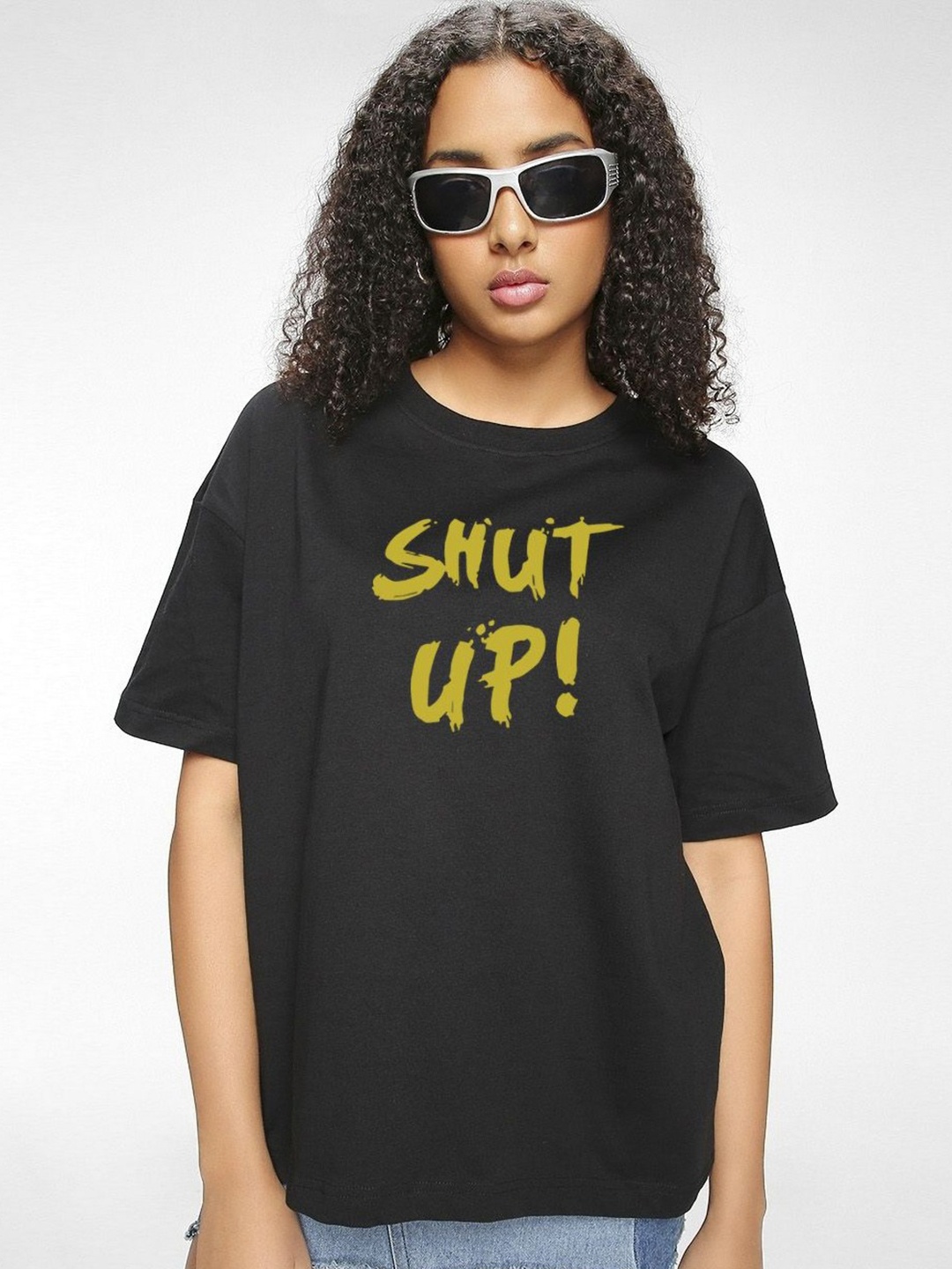 

SZN Typography Printed T-shirt, Black