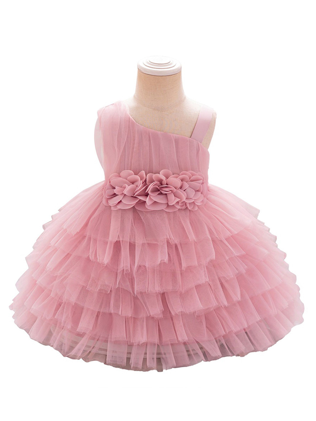 

StyleCast x Revolte Ruffled A-Line Dress, Pink