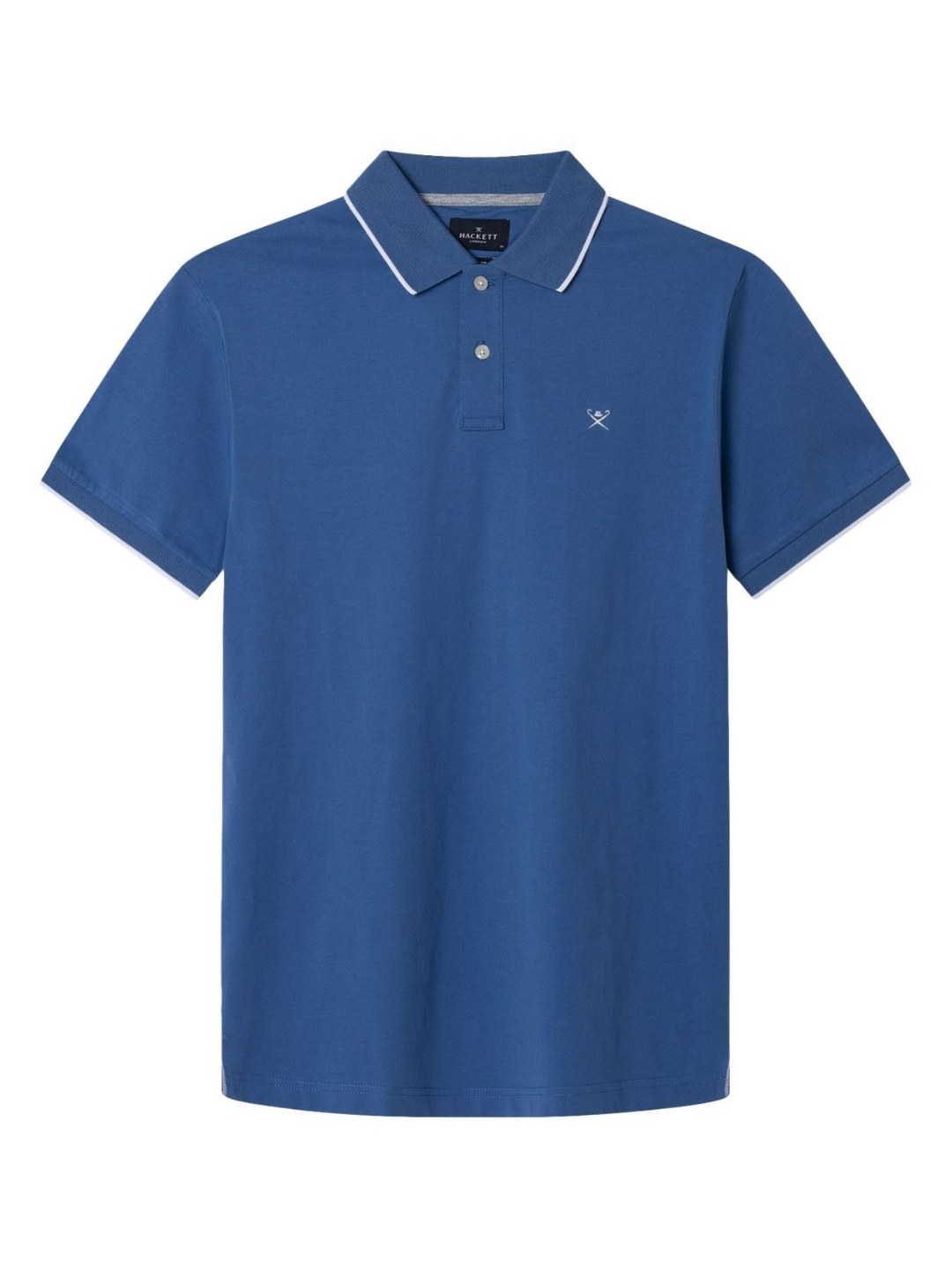 

HACKETT LONDON Men Polo Collar Pockets T-shirt, Blue