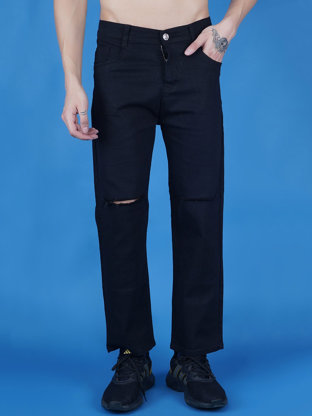 

Moda Rapido Men Classic Stretchable Jeans, Black
