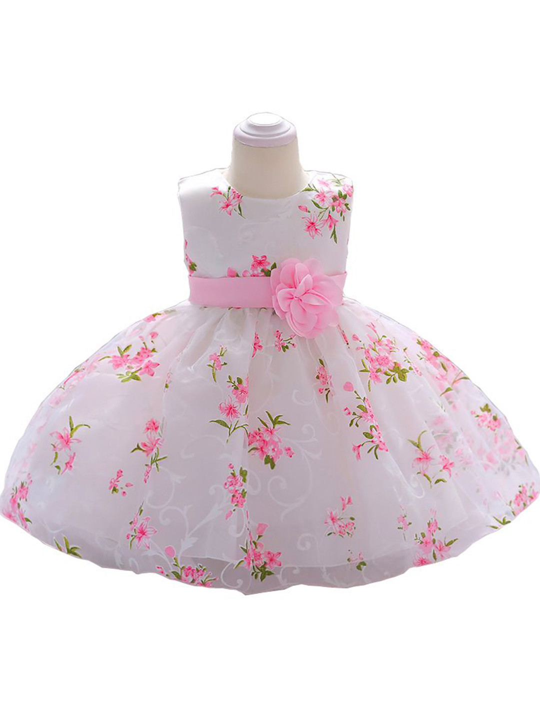 

StyleCast x Revolte Tropical Print A-Line Dress, Pink