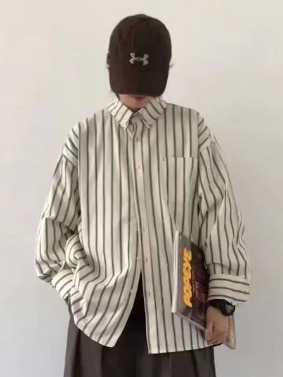 

StyleCast Men Horizontal Stripes Opaque Striped Casual Shirt, Off white