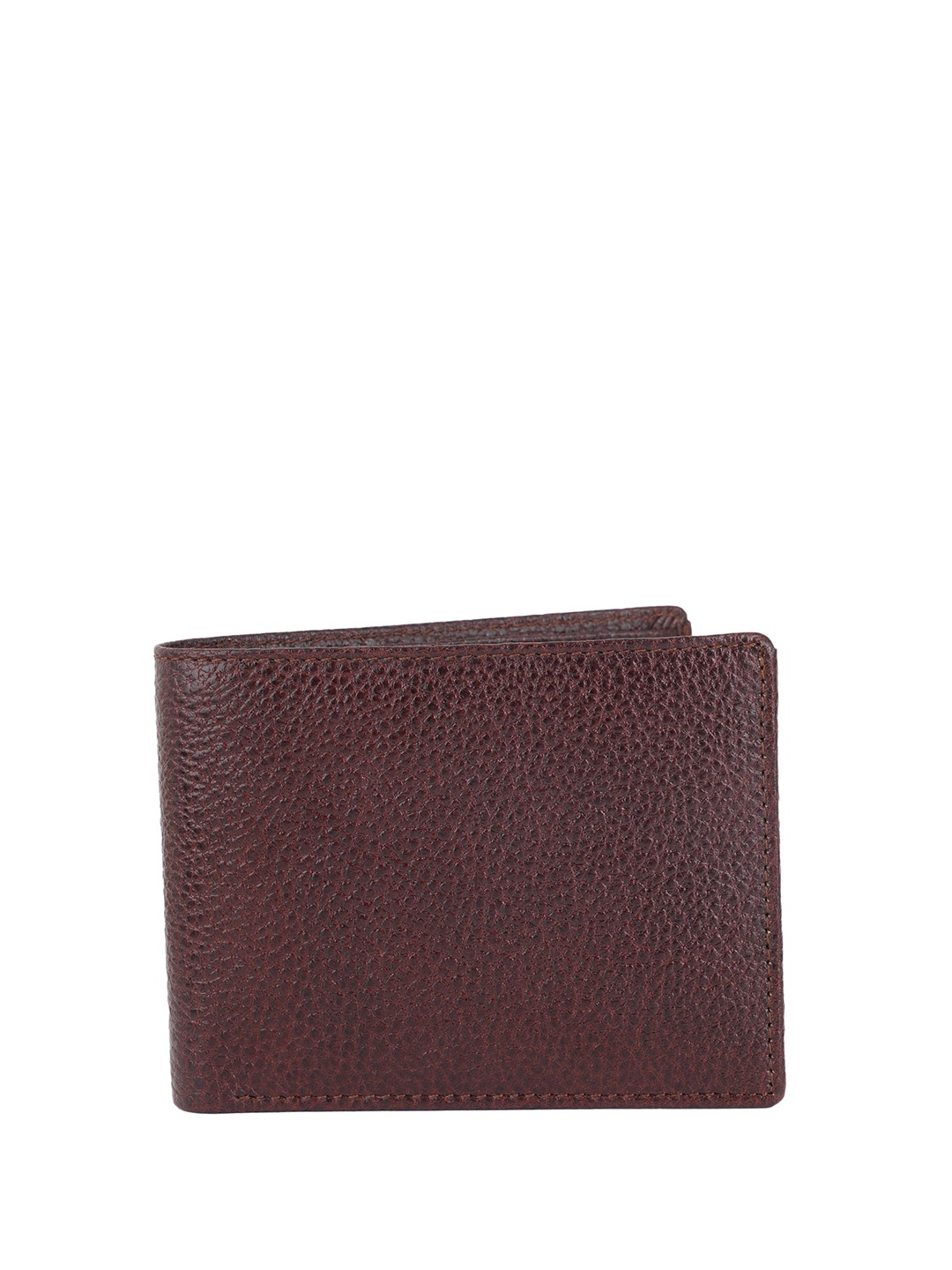 

CLARABAE Men PU Two Fold Wallet, Brown