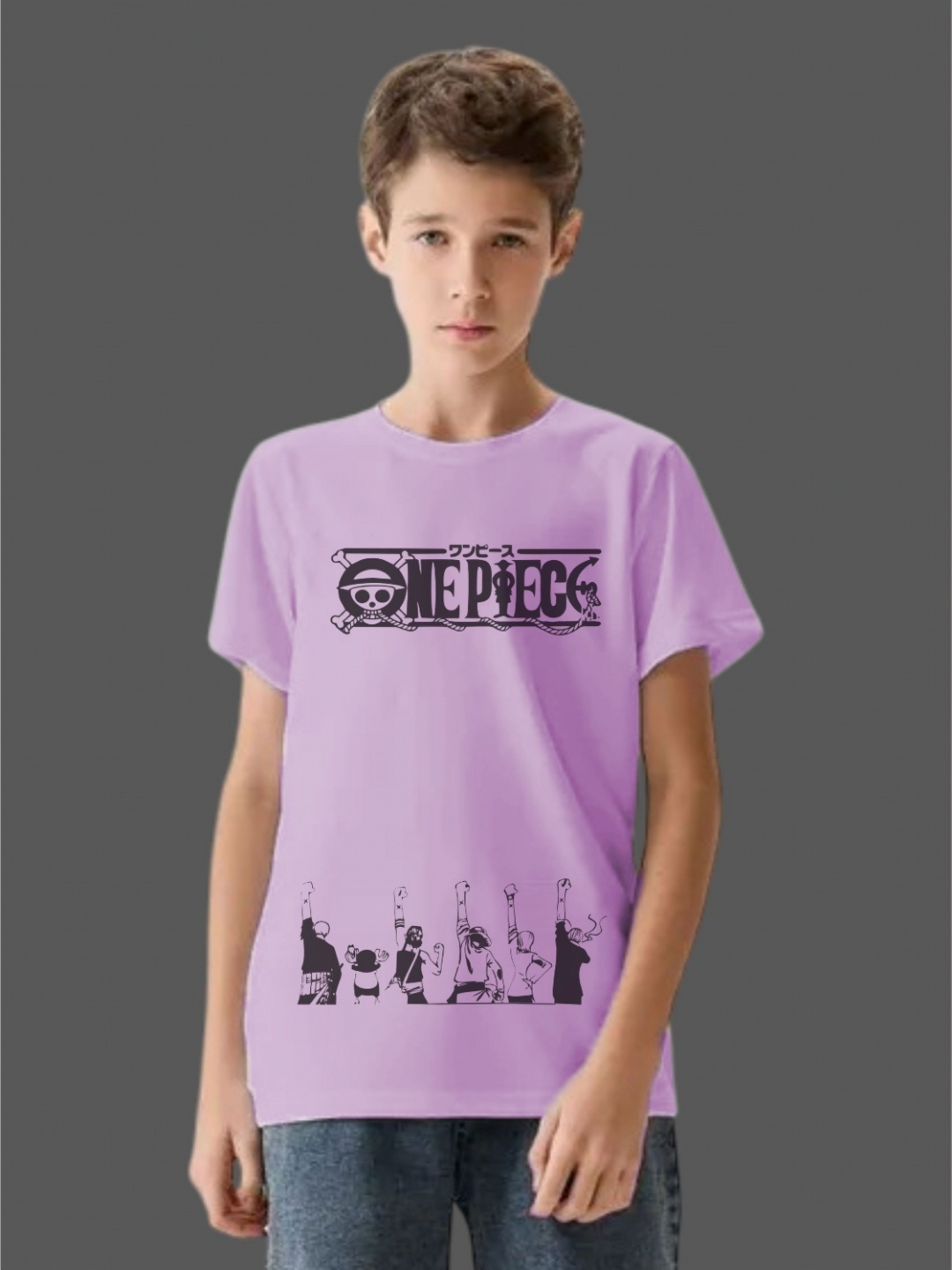 

Uniplanet store Boys Typography Printed Pockets T-shirt, Purple