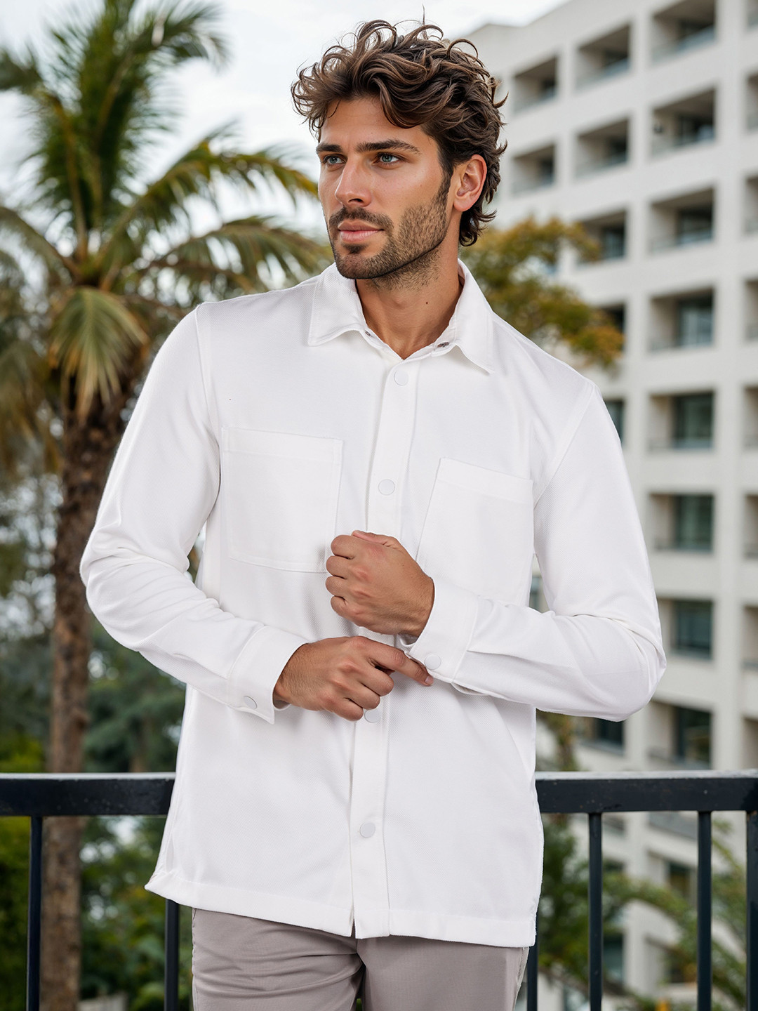 

Celio Men Classic Opaque Casual Shirt, White