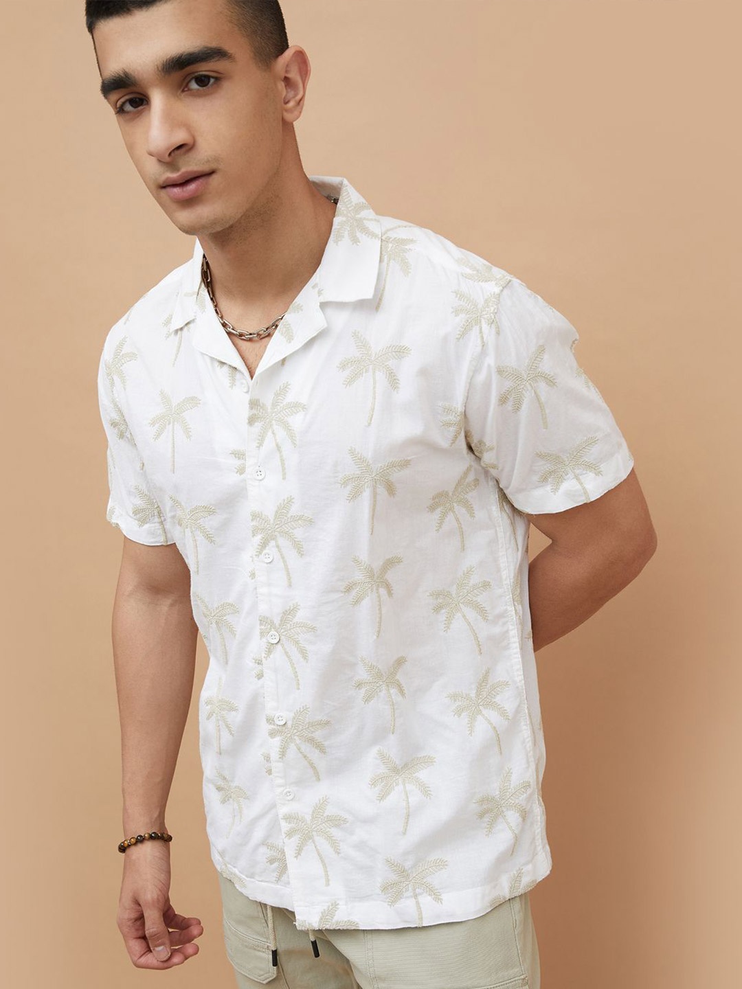 

Fame Forever by Lifestyle Men Opaque Casual Shirt, White