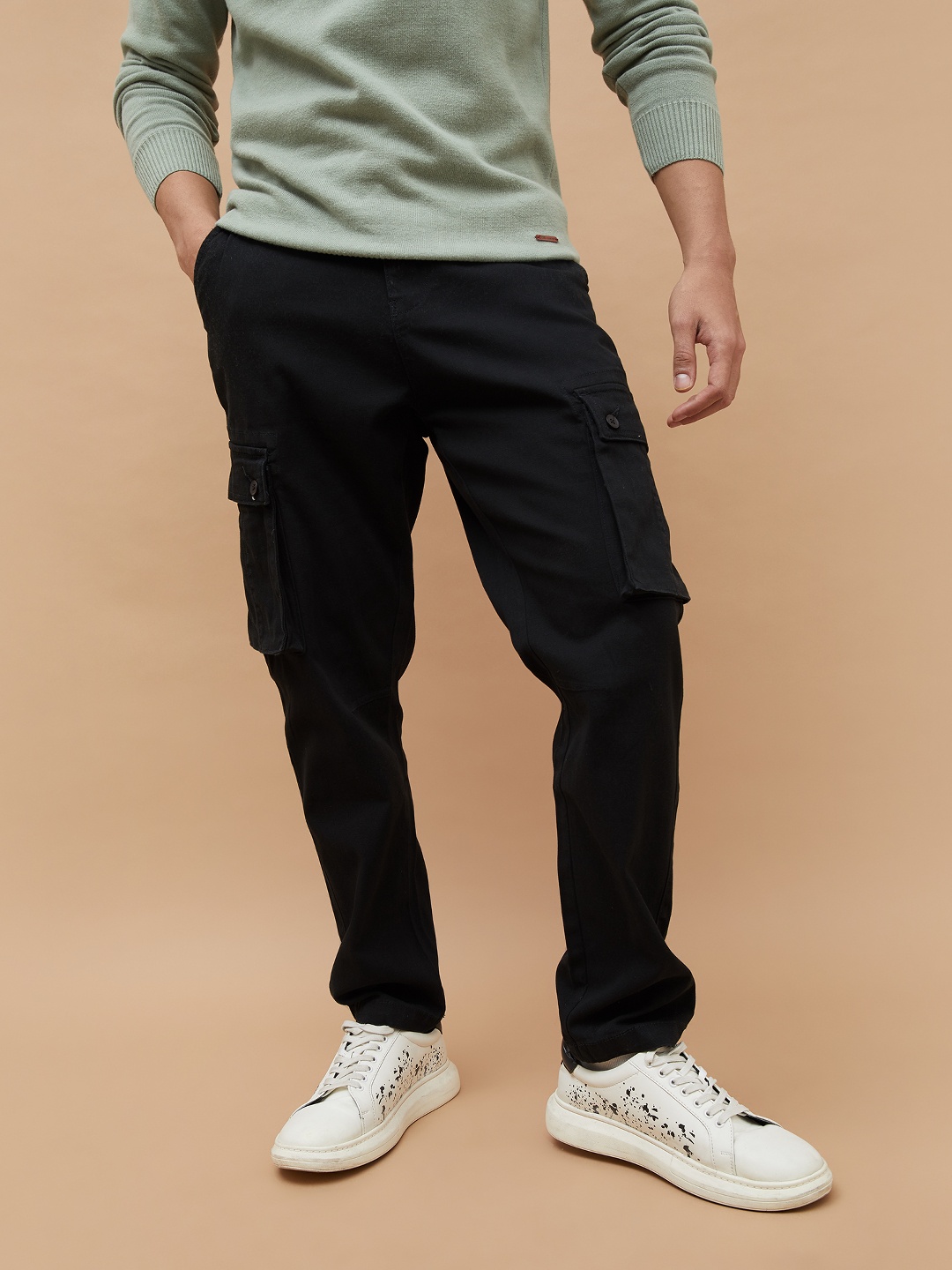 

Fame Forever by Lifestyle Men Chinos Trousers, Black
