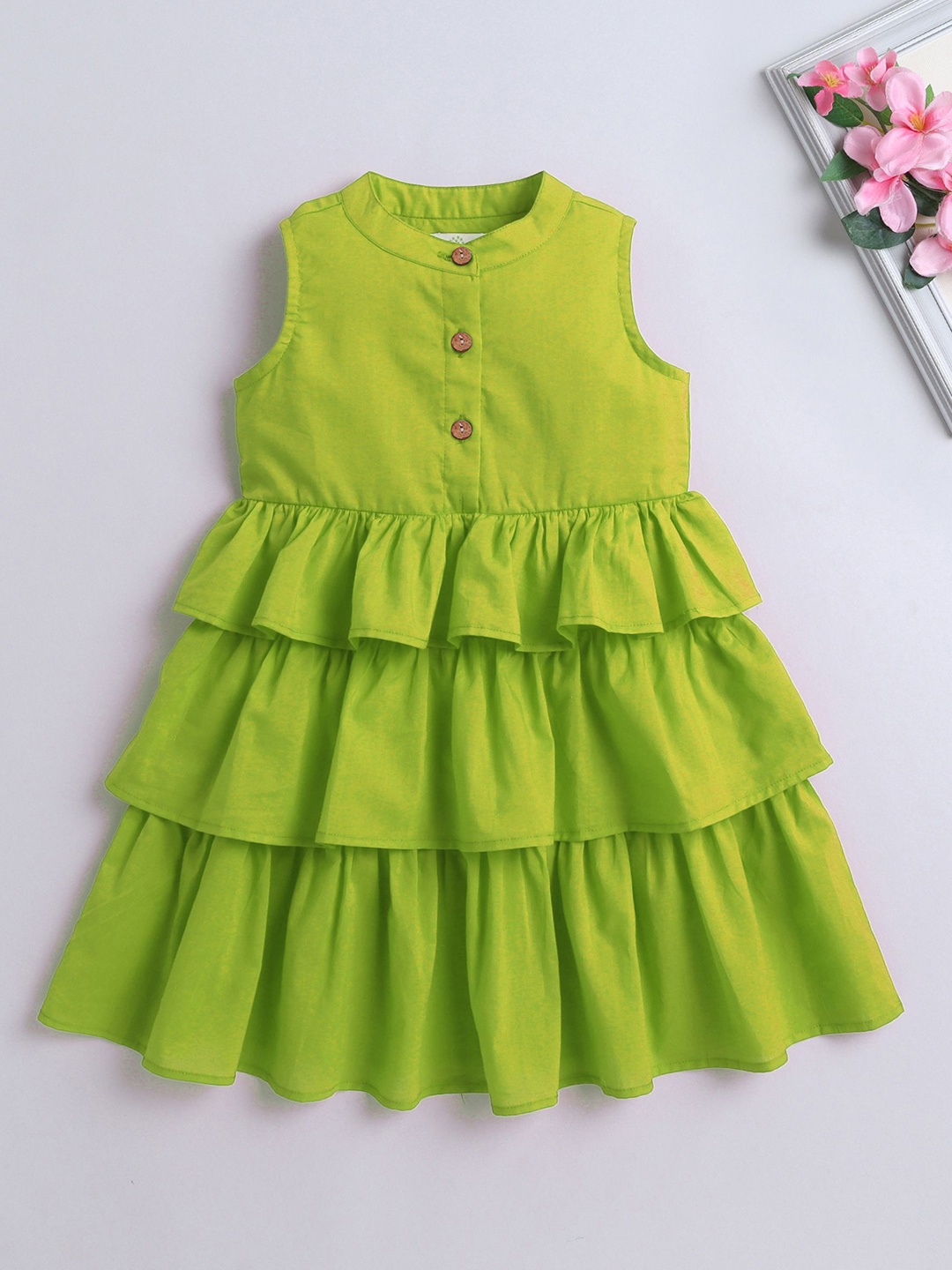 

The Magic Wand Fit & Flare Dress, Green