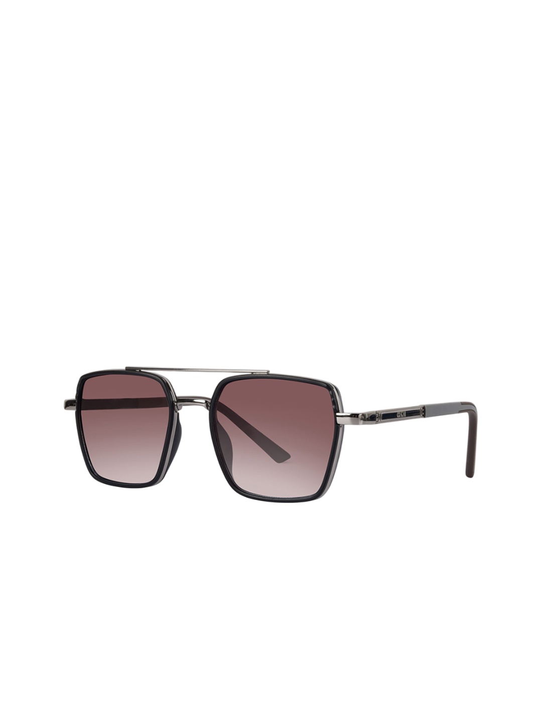 

Woggles Unisex Square Sunglasses with UV Protected Lens, Brown