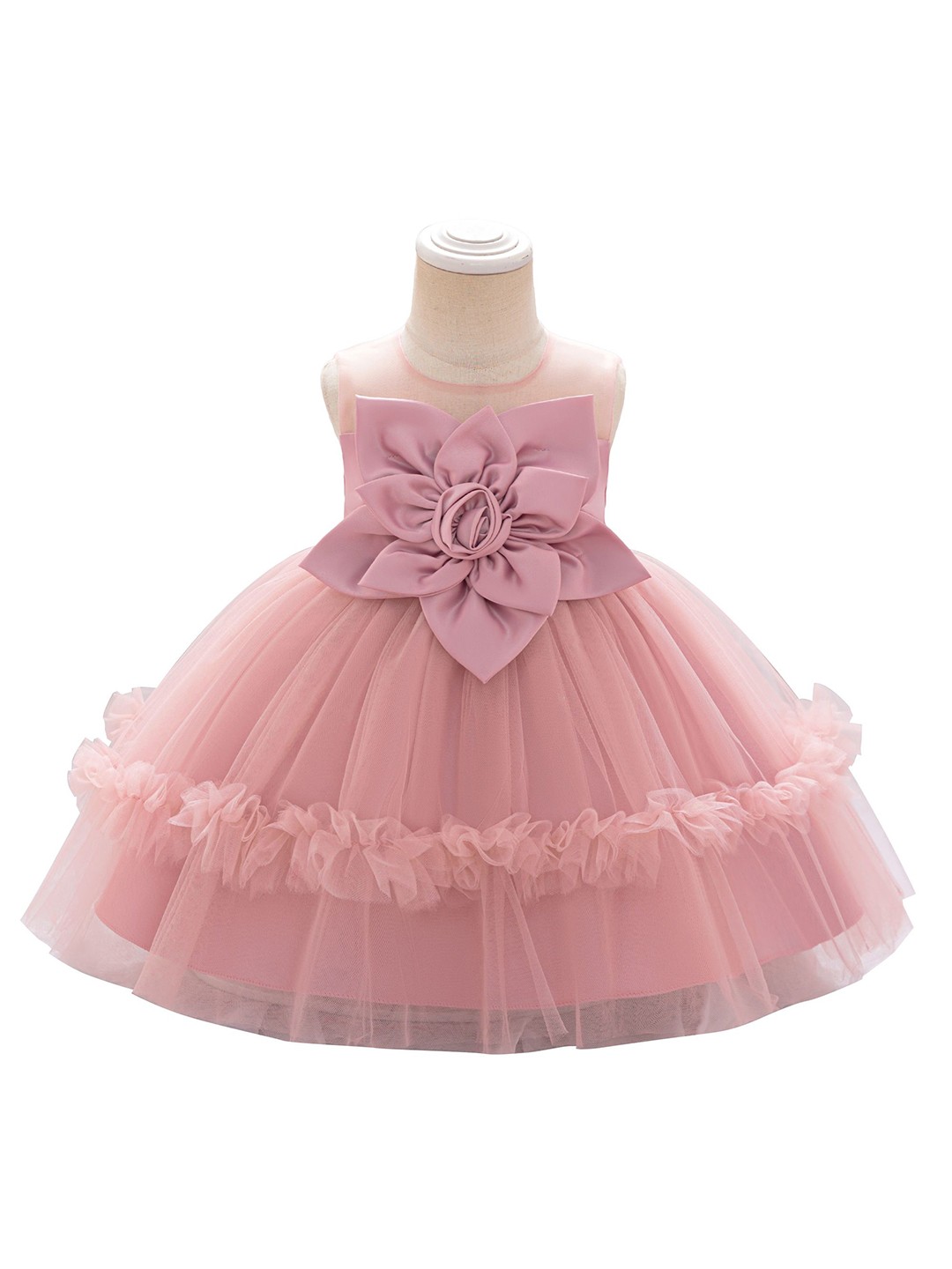 

StyleCast x Revolte Ruffled A-Line Dress, Pink