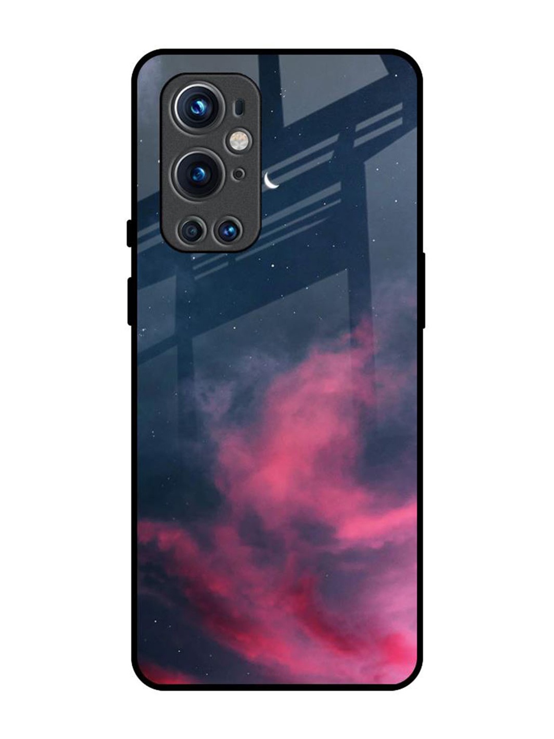 

QRIOH Quirky Printed OnePlus 9 pro Back Case Mobile Accessories, Blue