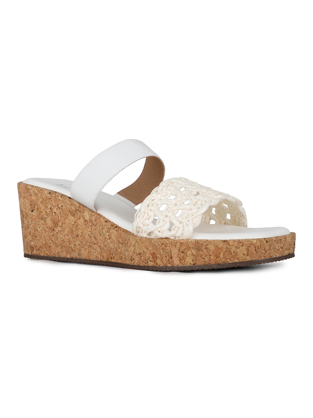 

Inc 5 Embellished Party Wedge Sandals, White