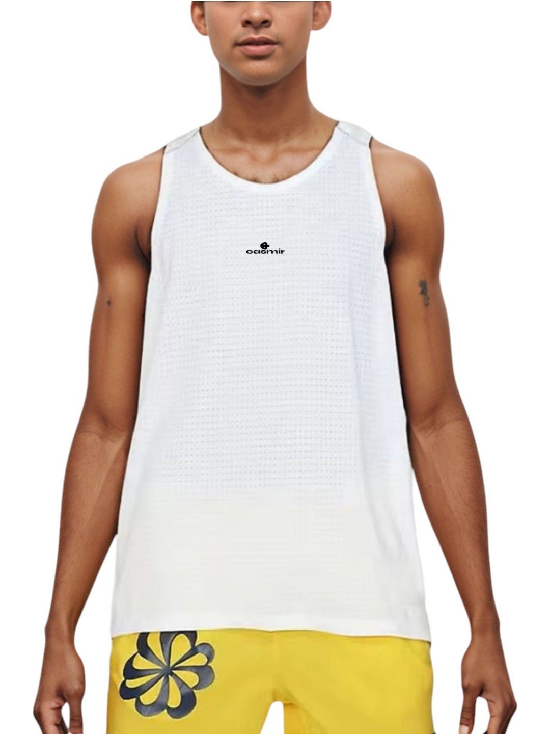 

CASMIR Men V-Neck T-shirt, White