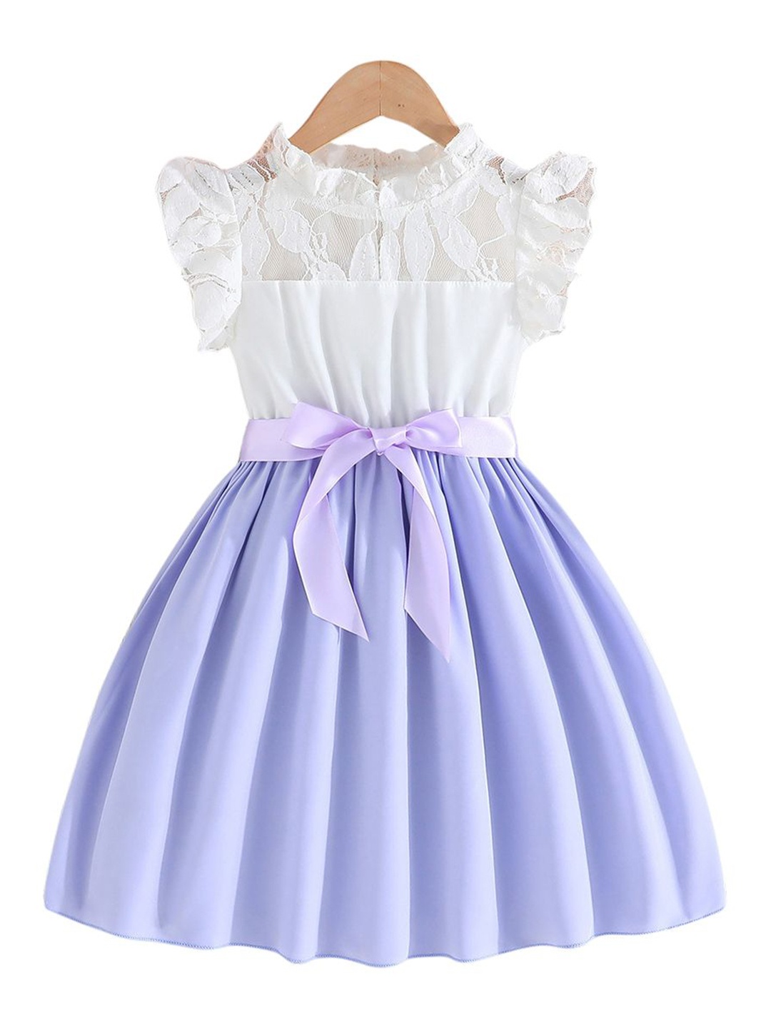 

StyleCast x Revolte Colourblocked A-Line Dress, Purple