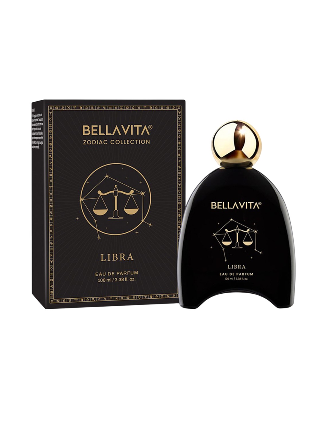 

Bella Vita Organic Libra Long Lasting Eau De Parfum - 100ml, Black