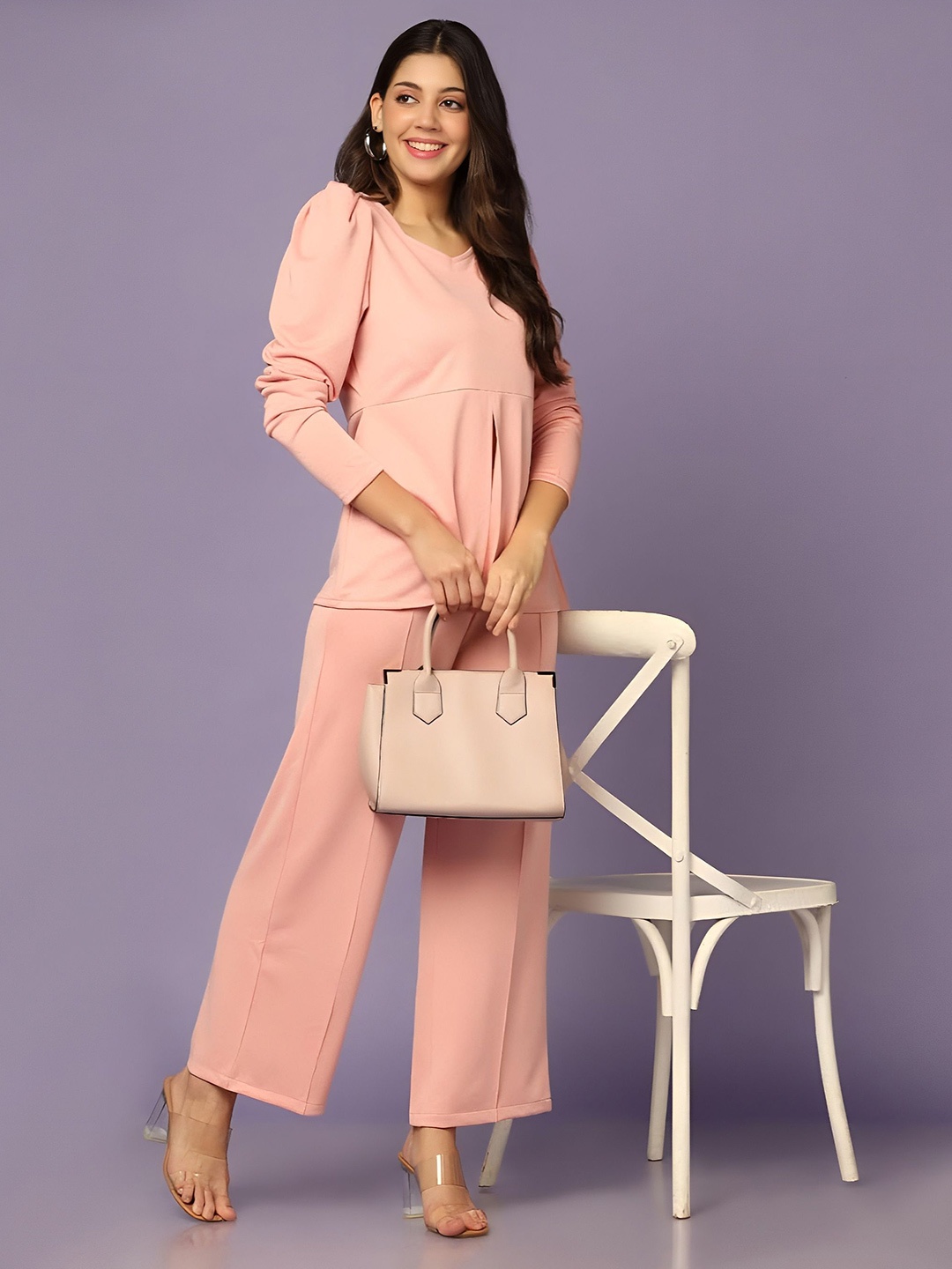 

SATPURUSH Maxi Dress, Peach