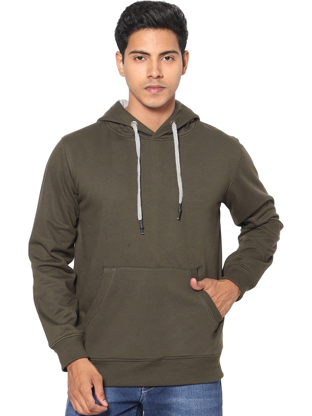 

TCI Men Hooded Sweatshirt, Olive