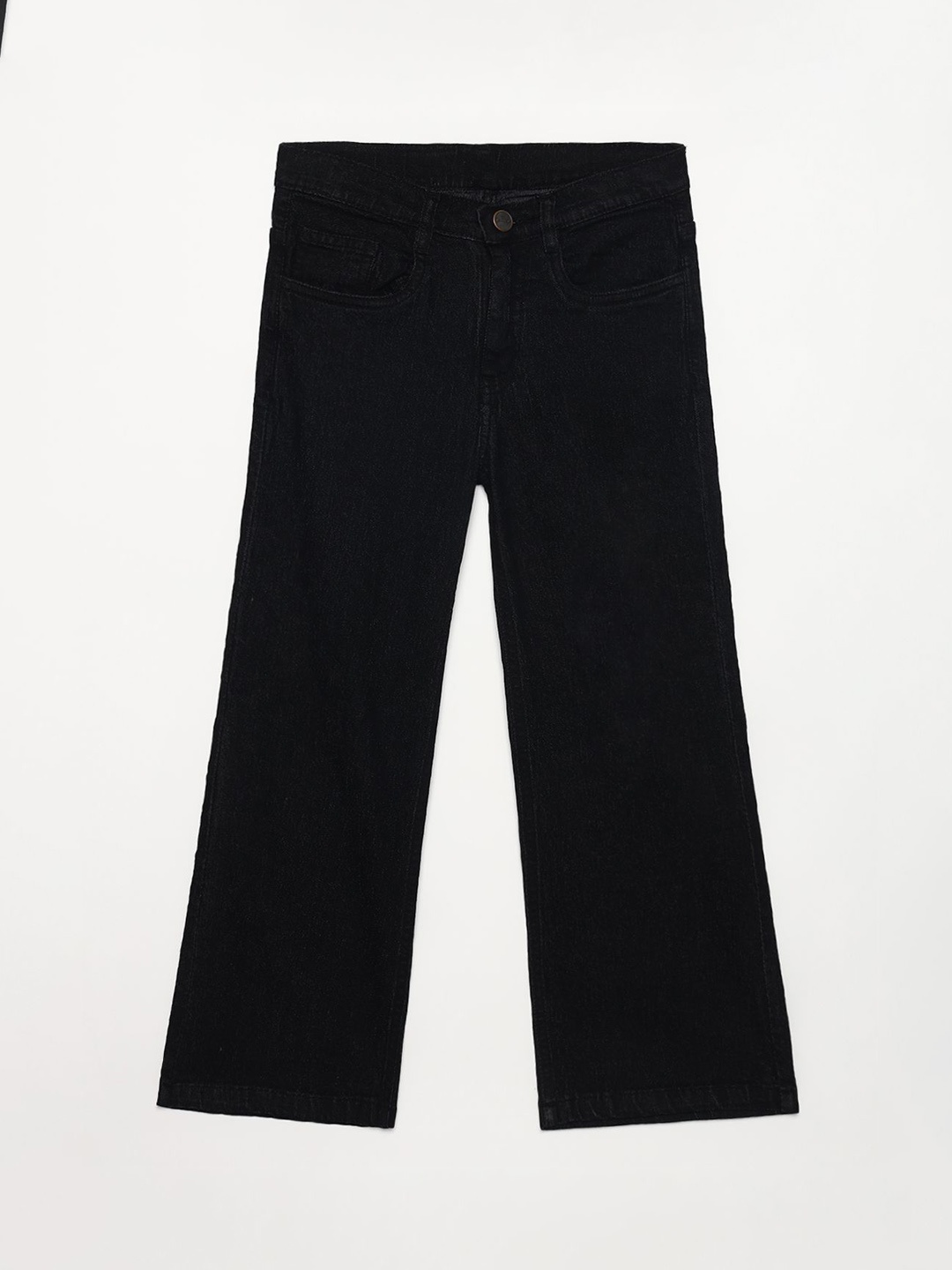 

Killer Girls Flared Low-Rise Stretchable Jeans, Black