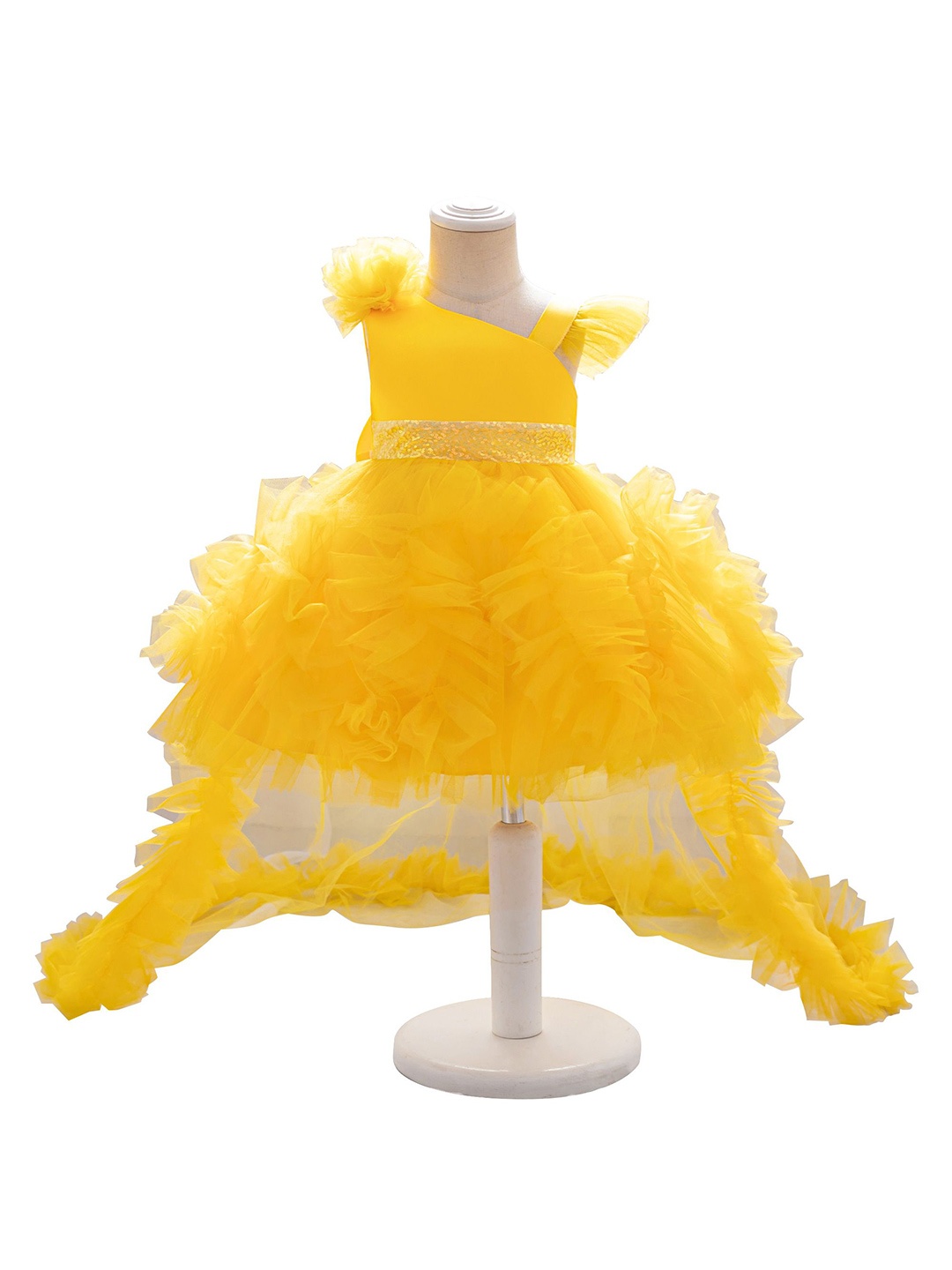 

StyleCast x Revolte Ruffled A-Line Maxi Dress, Yellow