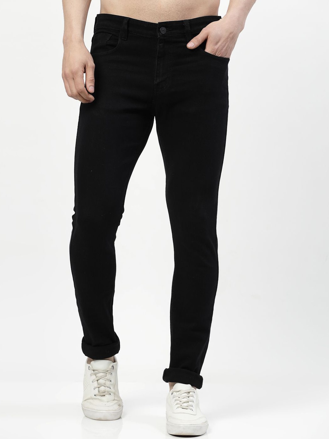 

COSMIC Men Relaxed Fit Jeans, Black