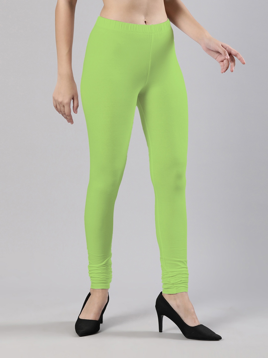 

Femmora Churidar Length Leggings, Green