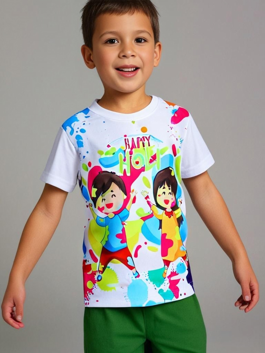 

The Magic Wand Kids Printed T-shirt, Multi