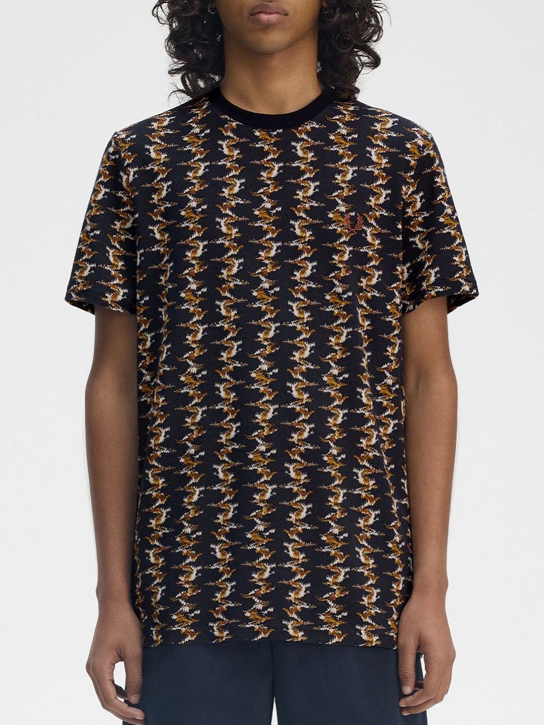 

Fred Perry Men Printed Pockets T-shirt, Na