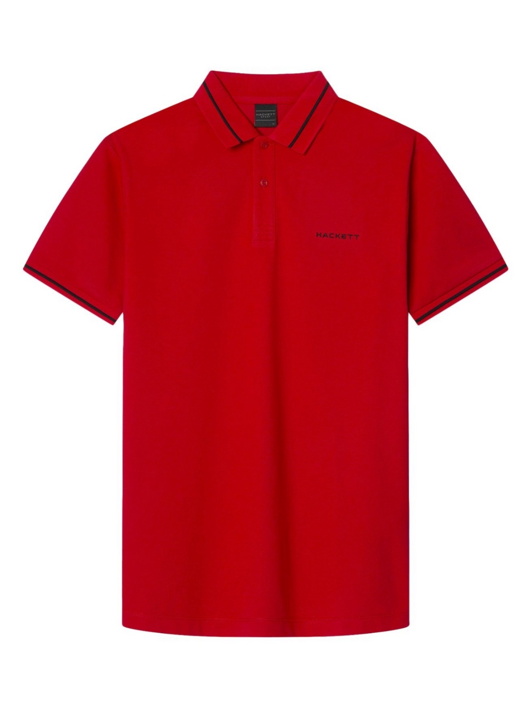 

HACKETT LONDON Men Polo Collar Pockets T-shirt, Red