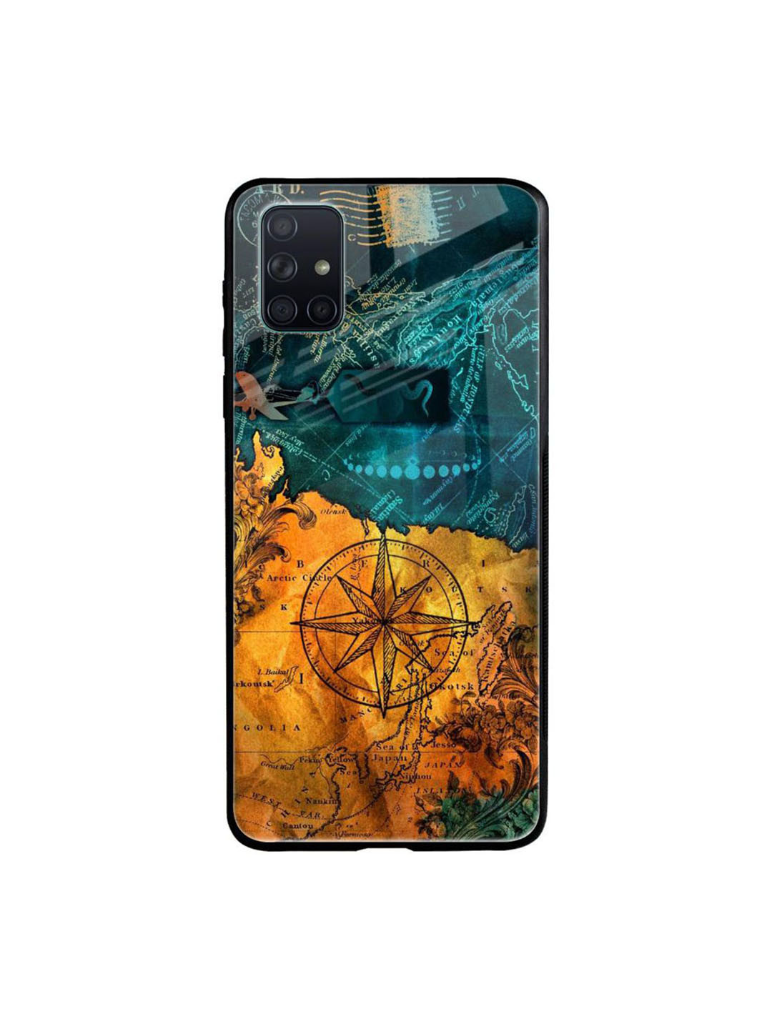 

QRIOH Typography Printed Samsung Galaxy A71 Back Case Mobile Accessories, Blue