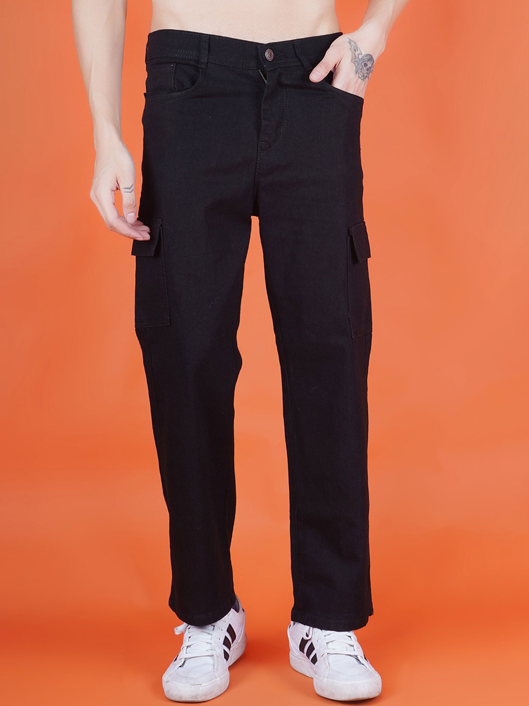 

Moda Rapido Men Classic Stretchable Jeans, Black
