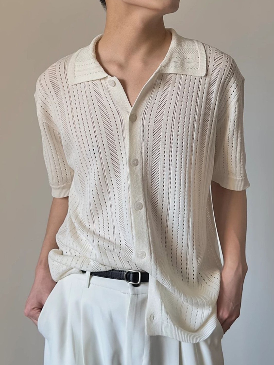 

StyleCast Men Opaque Casual Shirt, White