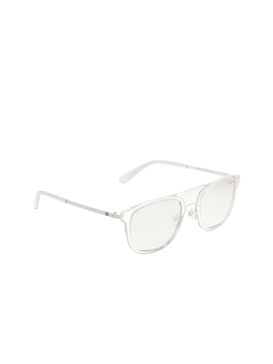 

GUESS Unisex Square Sunglasses with UV Protected Lens, Grey