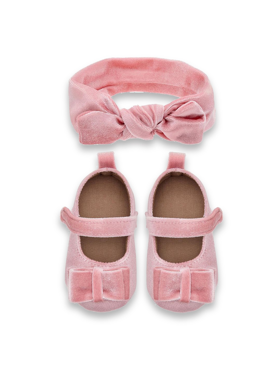 

Juniors by Babyshop Girls Cotton Booties, Pink