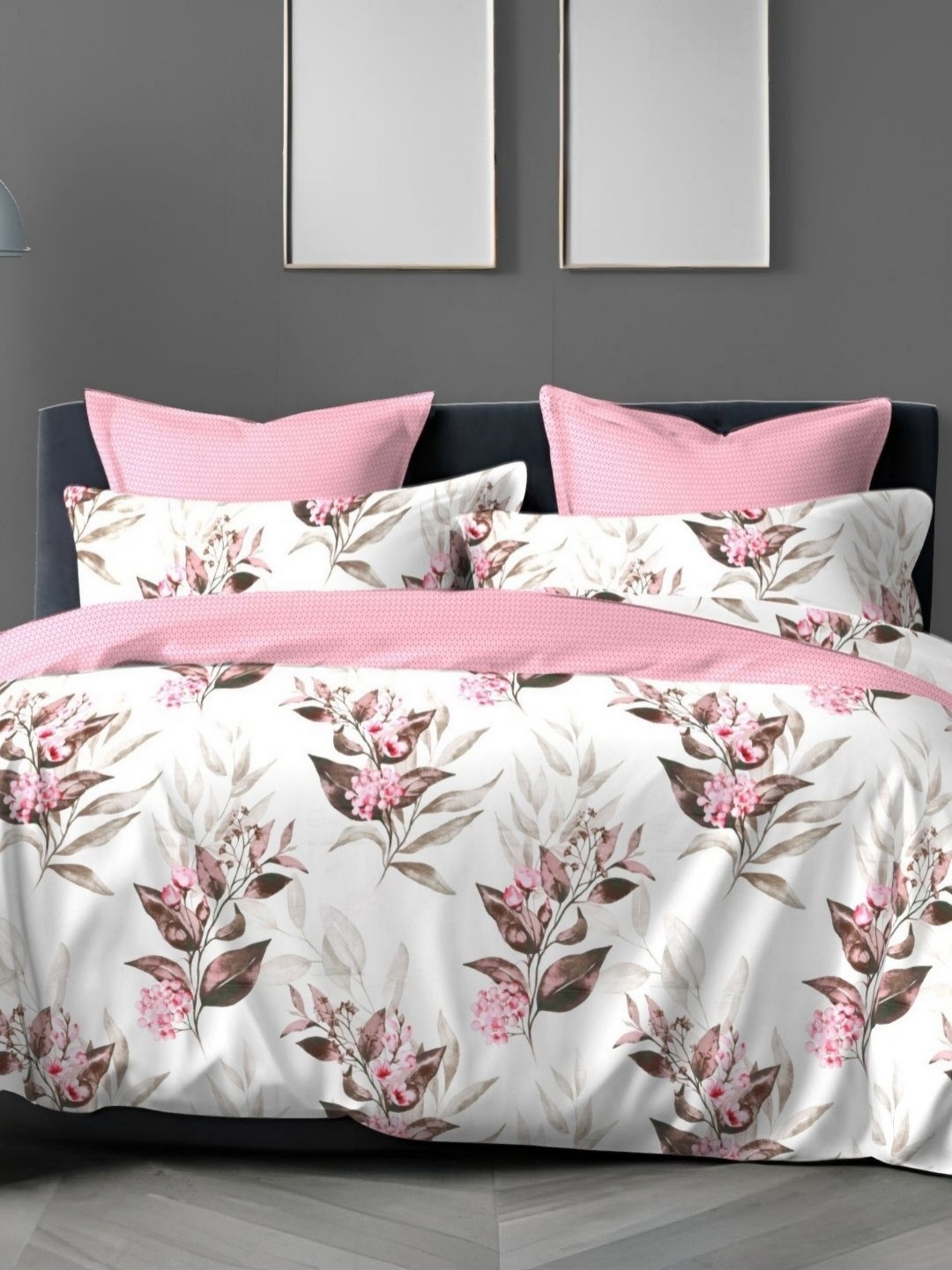 

Sleeping Owls- because your sleep matters White 210TC King Bedsheet Set- 2.74m x 2.74m