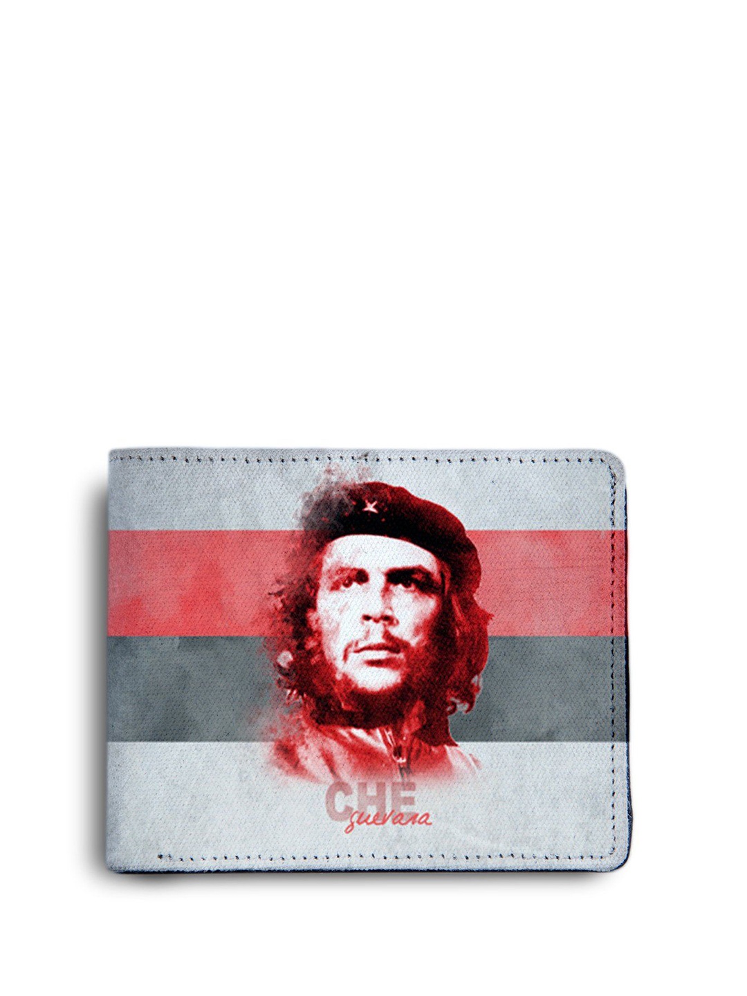 

ShopMantra Men Printed PU Two Fold Wallet, Grey