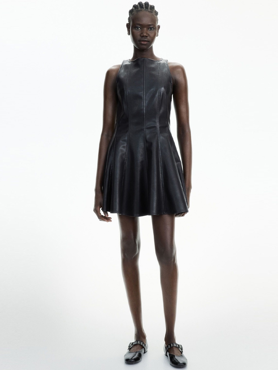 

H&M Coated Dress, Black