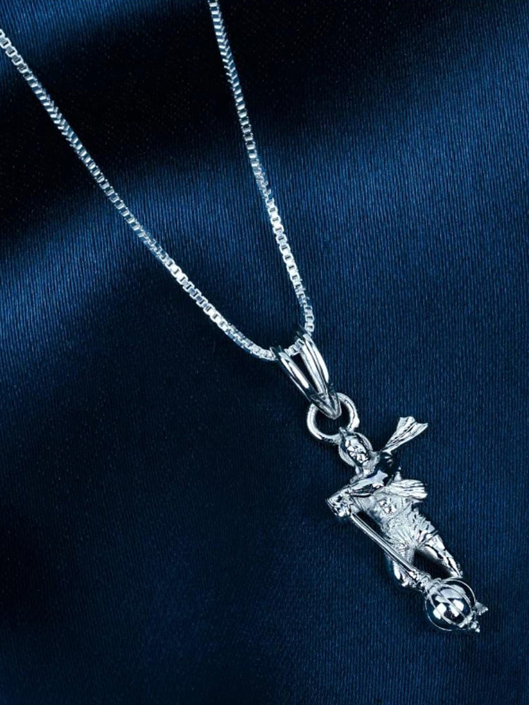 

PASU FASHION Silver-Plated Contemporary Pendants with Chains