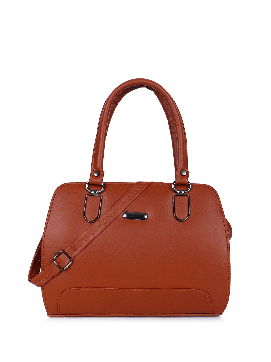 

LADY QUINTON PU Structured Handheld Bag, Brown