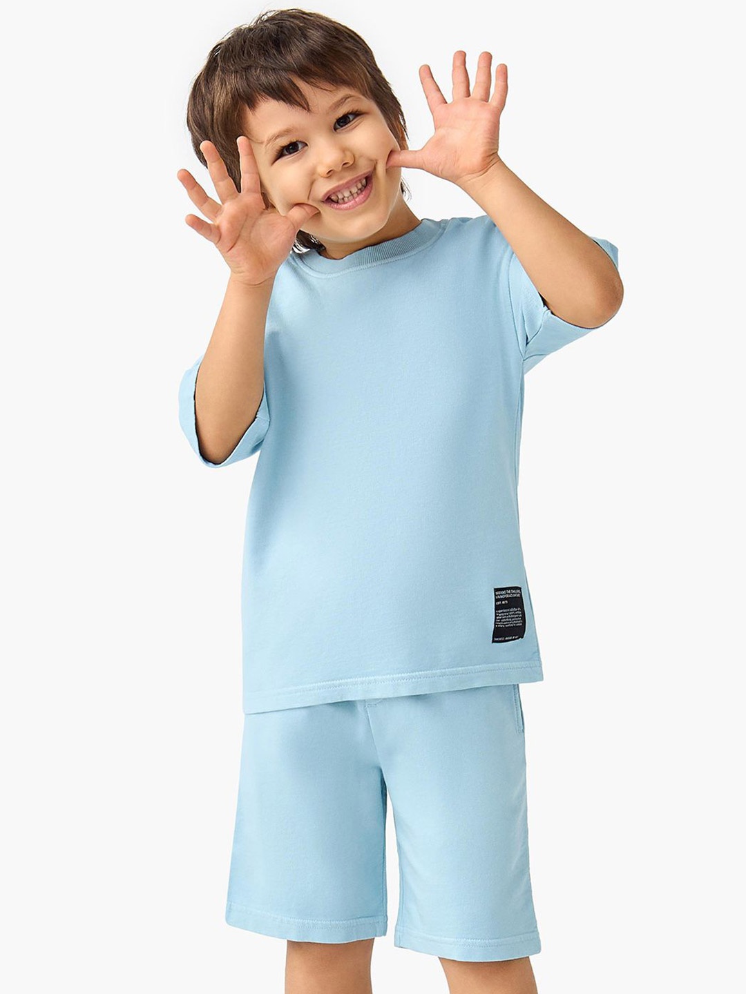 

Juniors by Babyshop Boys T-shirt With Shorts, Blue