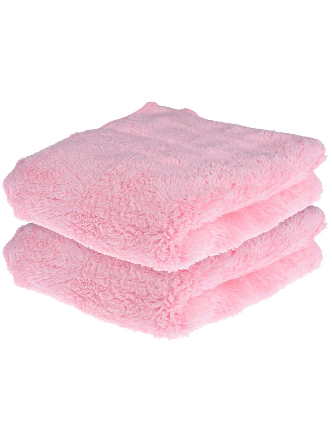 

Kuber Industries Pack Of 2 Pink Reusable 350 GSM Microfiber Cleaning Cloth