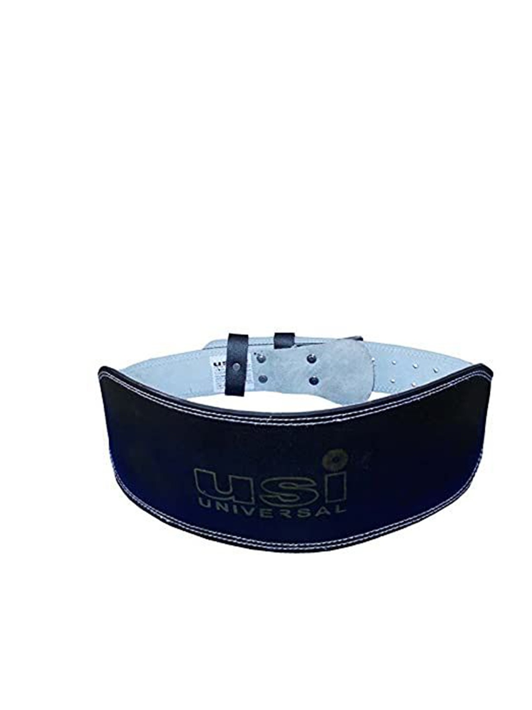 

USI UNIVERSAL THE UNBEATABLE Weight Lifting Leather Belt, Navy blue