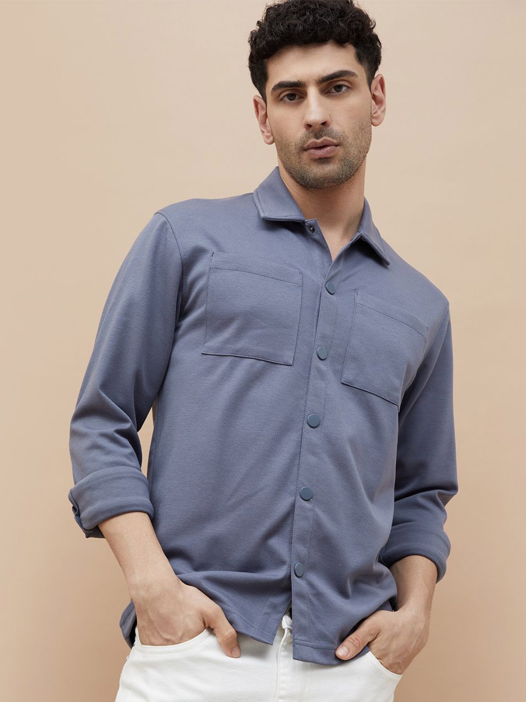

CODE by Lifestyle Men Opaque Casual Shirt, Grey