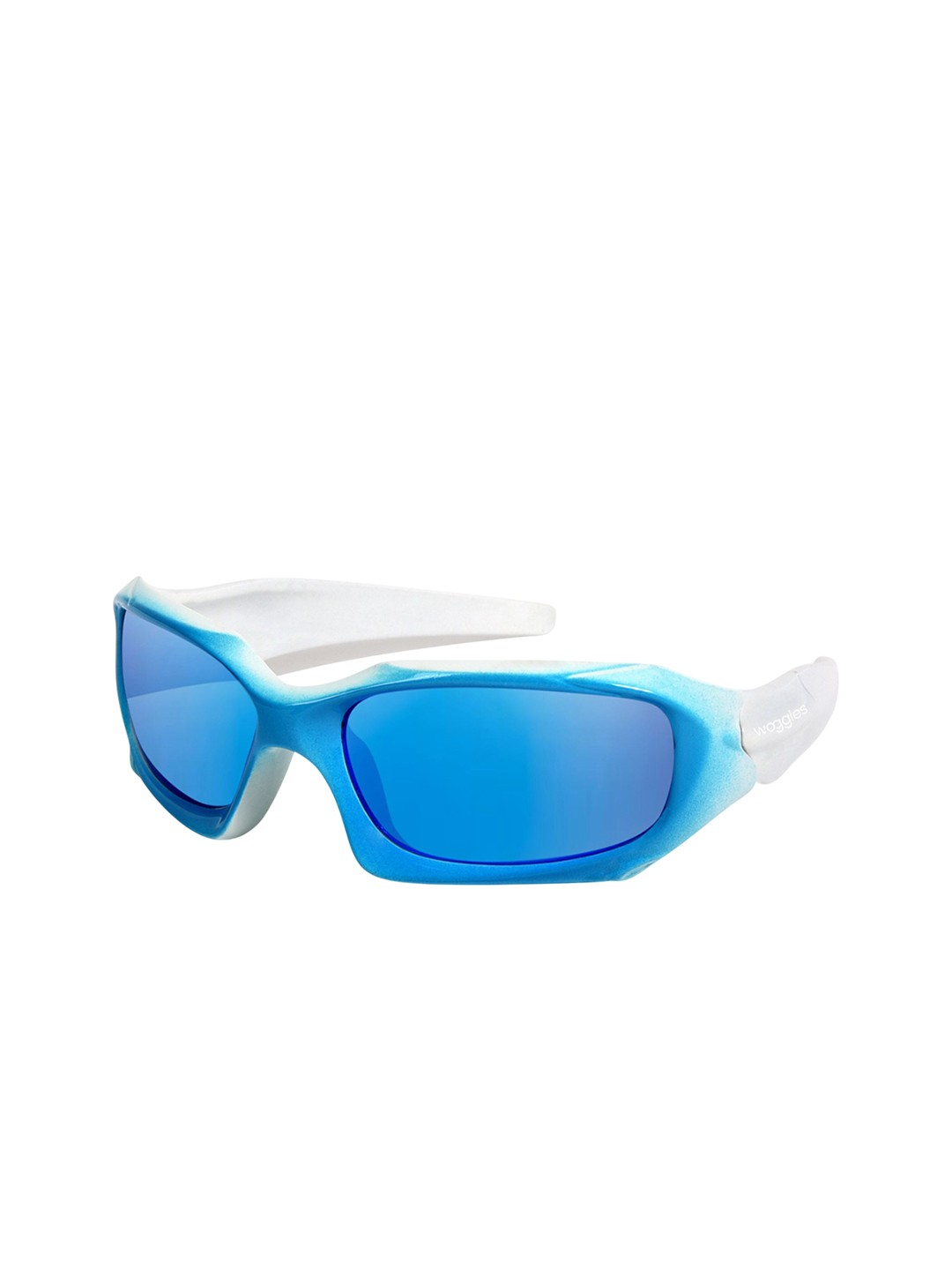 

Woggles Unisex Square Sunglasses with UV Protected Lens, Blue